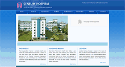 Desktop Screenshot of centuryhospital.org